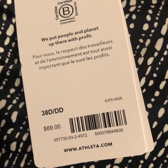 NWT! Athleta Rice Pearls Maldives Tankini Top - Multiple Sizes 🩵 - Picture 8 of 11